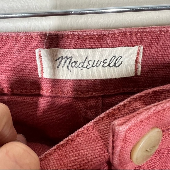 Madewell Petite Curvy Slim Emmett Wide-Leg Crop Pants New Copper Size 27 Petite - Picture 6 of 12